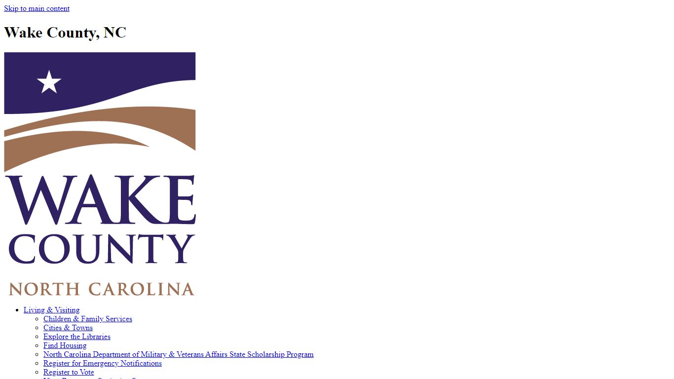 Criminal Record Inquiries | Wake County Government